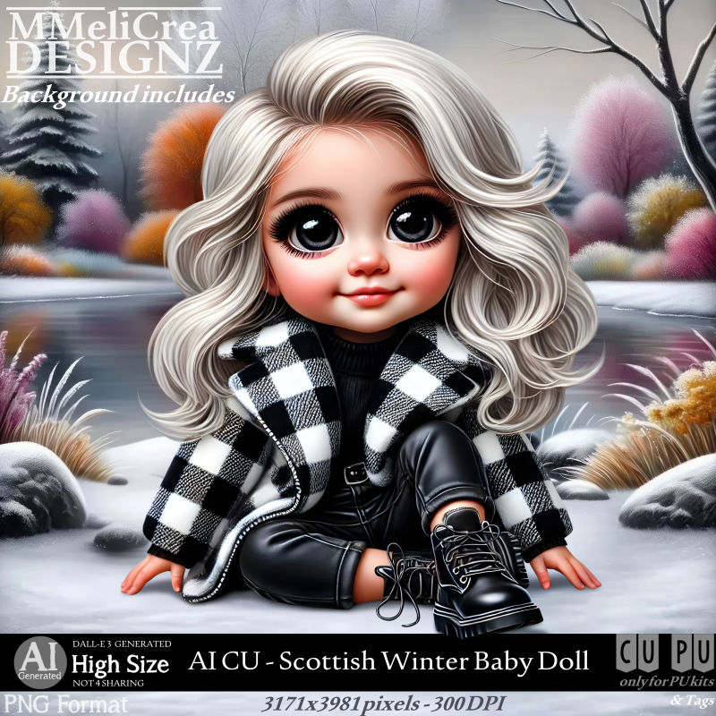 (image for) AI - CU Scottish Winter Baby Doll (CU4PU/PNG)